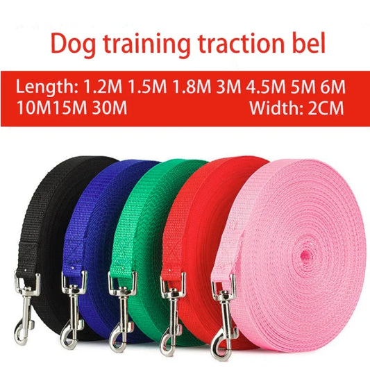Heavy Duty Dog Leash for Large Dogs – Strong Nylon Rope Training & Walking Lead