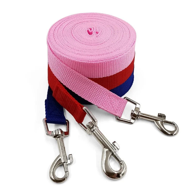 Heavy Duty Dog Leash for Large Dogs – Strong Nylon Rope Training & Walking Lead