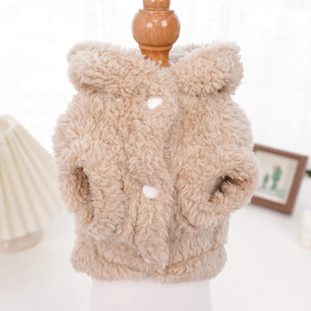 Cute & Cozy Cat Hoodie 🐾❄️ Ultra-soft fleece to keep cats & small pups warm, snug, and stylish all season long! 💕