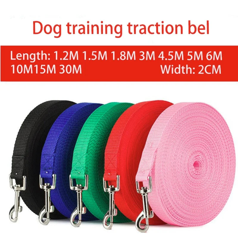 Heavy Duty Dog Leash for Large Dogs – Strong Nylon Rope Training & Walking Lead