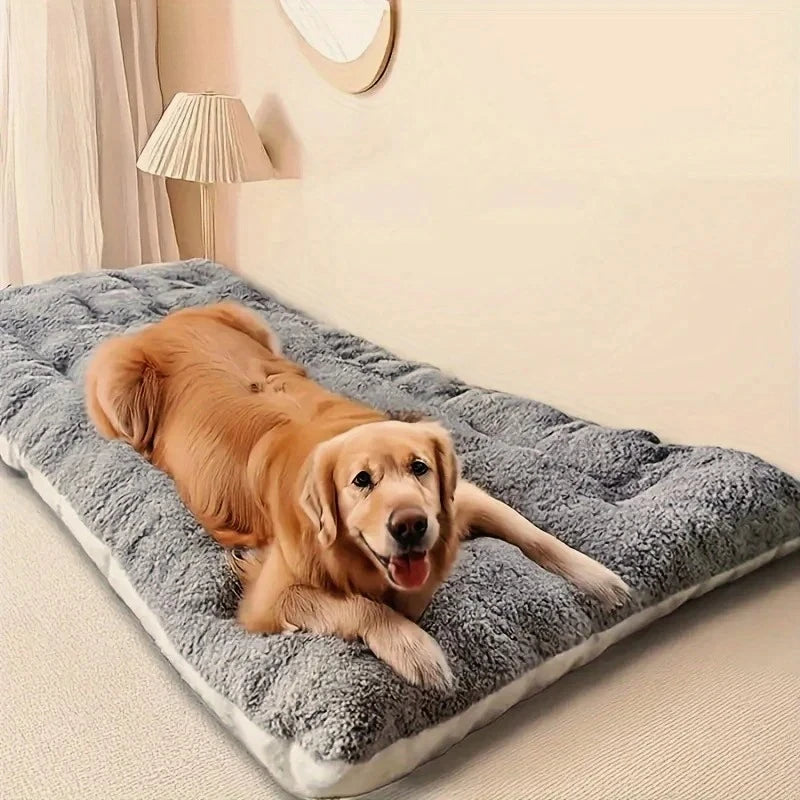 🐶 Super Soft Plush Dog Bed Sofa Thick, Cozy Polyester Pet Mat