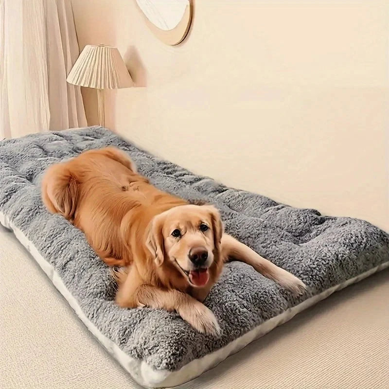 🐶 Super Soft Plush Dog Bed Sofa Thick, Cozy Polyester Pet Mat