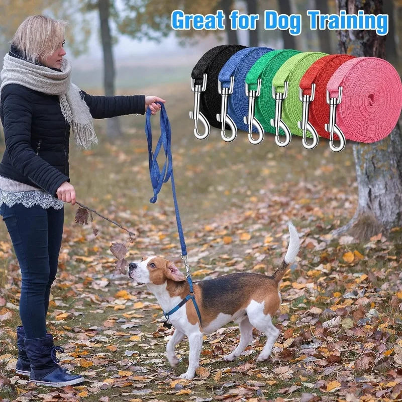 Heavy Duty Dog Leash for Large Dogs – Strong Nylon Rope Training & Walking Lead