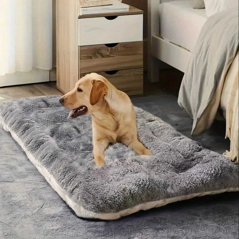 🐶 Super Soft Plush Dog Bed Sofa Thick, Cozy Polyester Pet Mat