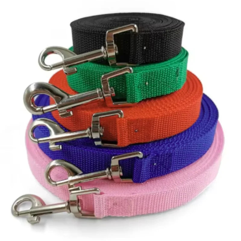 Heavy Duty Dog Leash for Large Dogs – Strong Nylon Rope Training & Walking Lead