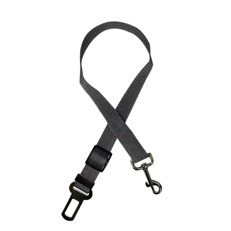 Adjustable Pet Car Seat Belt – Safety Harness Clip for Dogs